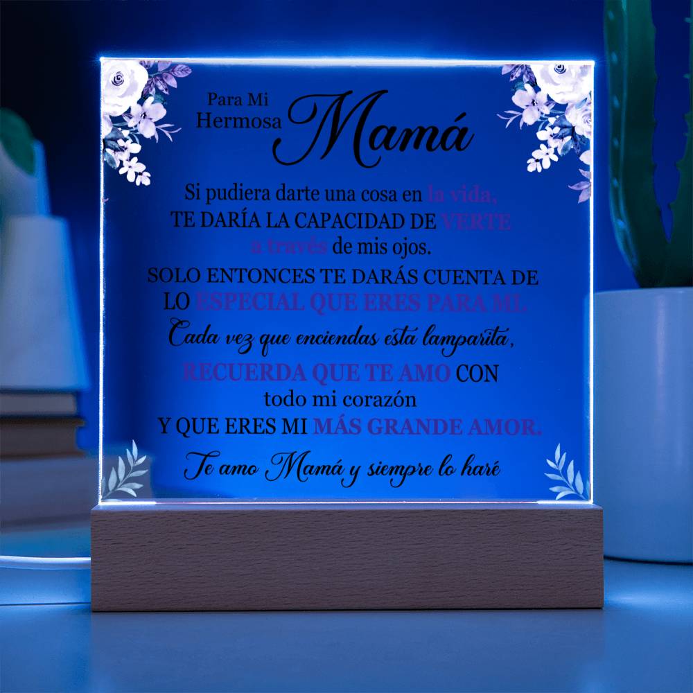 Lampara de Amor para Mamá - Te Amo con Todo mi Corazón