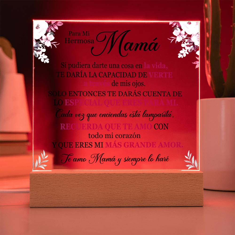 Lampara de Amor para Mamá - Te Amo con Todo mi Corazón