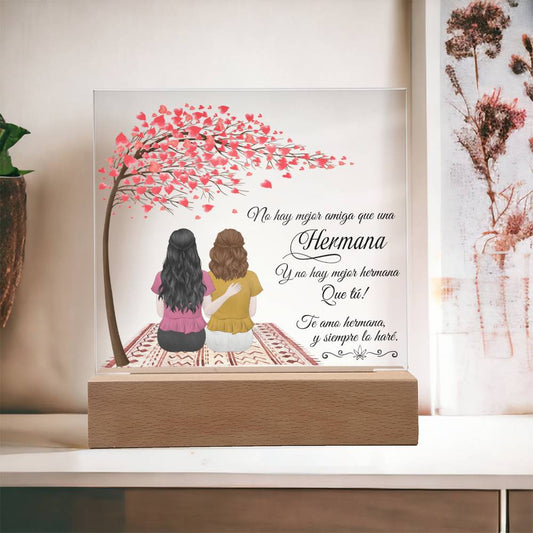 Lampara para Hermana - Eres la Mejor - Regalo PERSONALIZADO para Hermana