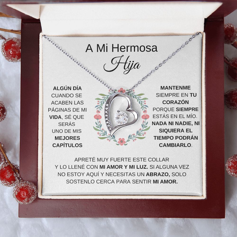 A Mi Hermosa Hija - Collar De Amor Eterno