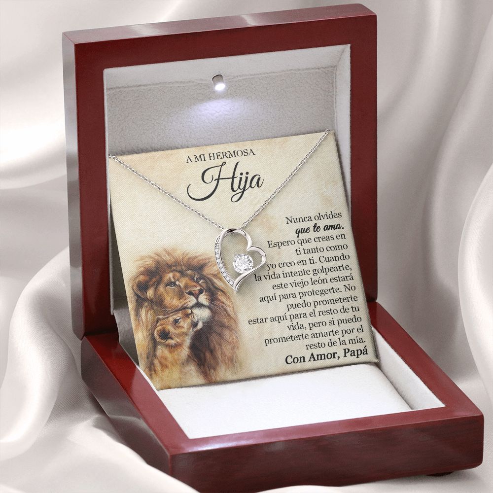 A Mi Hermosa Hija - Collar De Amor Eterno