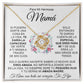 Para Mi Hermosa Mamá - Collar de Enlace de Amor Eterno - Te Amo