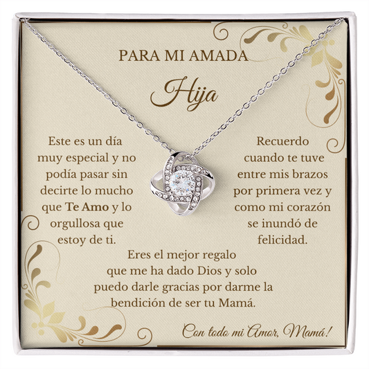 PARA MI HIJA | Love Knot Necklace
