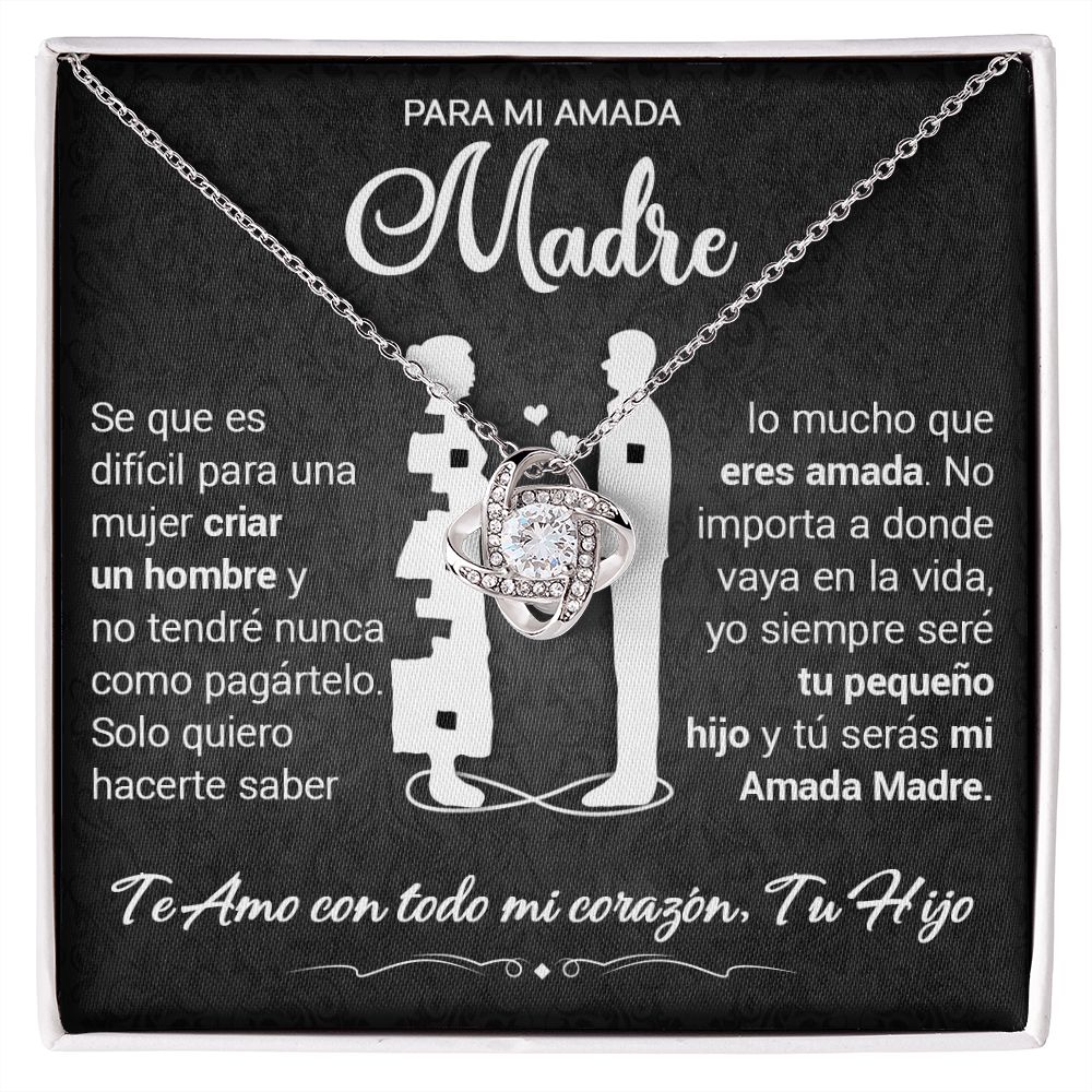 Para Mi Amada Madre - Collar De Enlace De Amor Eterno