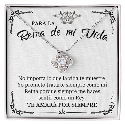 Para La Reina De Mi Vida - Love Knot Necklace