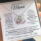 Para Mi Hermosa Mamá - Collar de Enlace de Amor Eterno - Te Amo