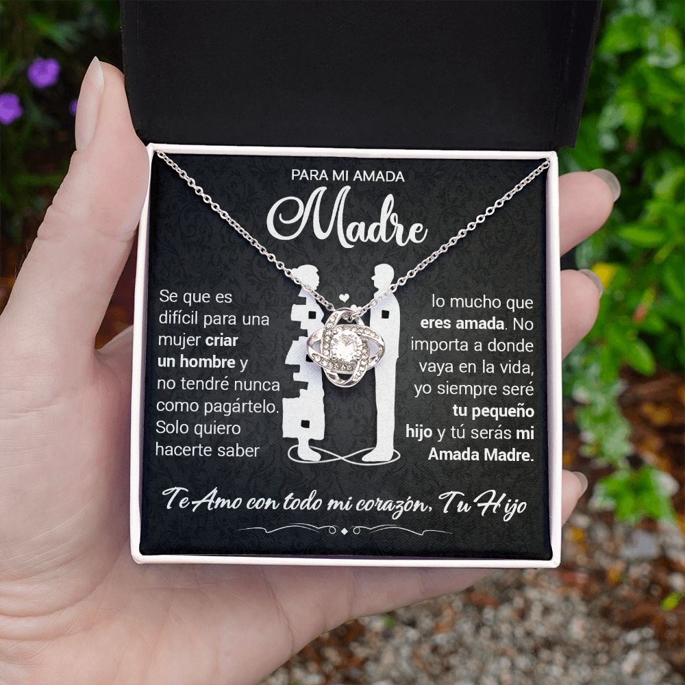 Para Mi Amada Madre - Collar De Enlace De Amor Eterno