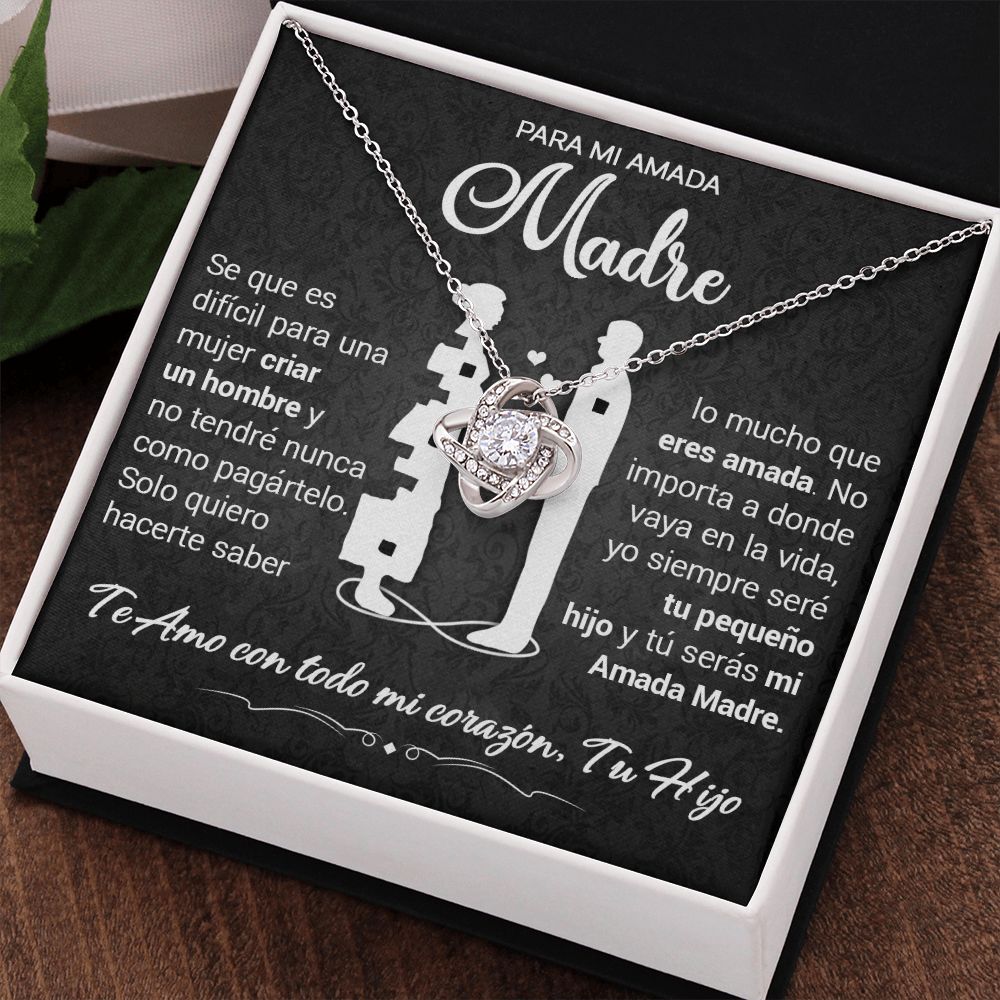 Para Mi Amada Madre - Collar De Enlace De Amor Eterno