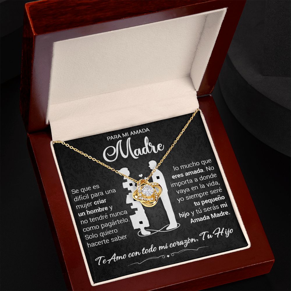 Para Mi Amada Madre - Collar De Enlace De Amor Eterno