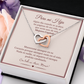 Para Mi Hija | Interlocking Heart Necklace