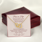 Para Mi Hija | Interlocking Heart Necklace
