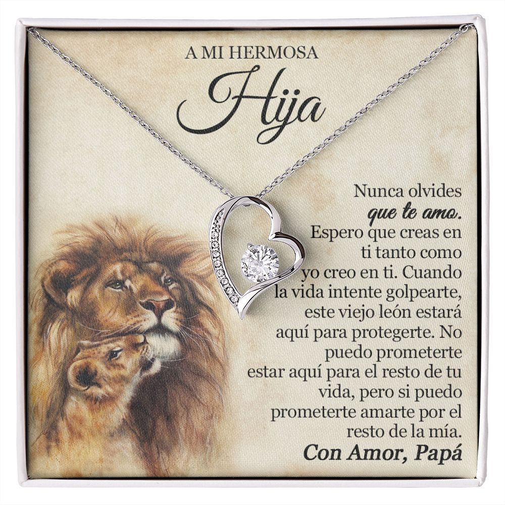 A Mi Hermosa Hija - Collar De Amor Eterno