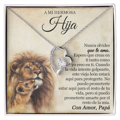 A Mi Hermosa Hija - Collar De Amor Eterno