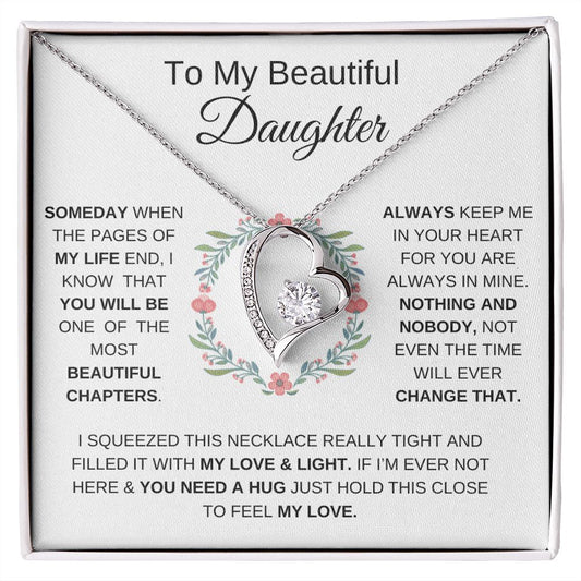 Para Mi Hermosa Hija - Forever Love Necklace (INGLES)