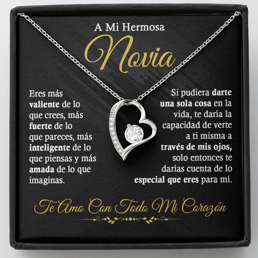 A Mi Hermosa Novia - Collar de Amor Eterno