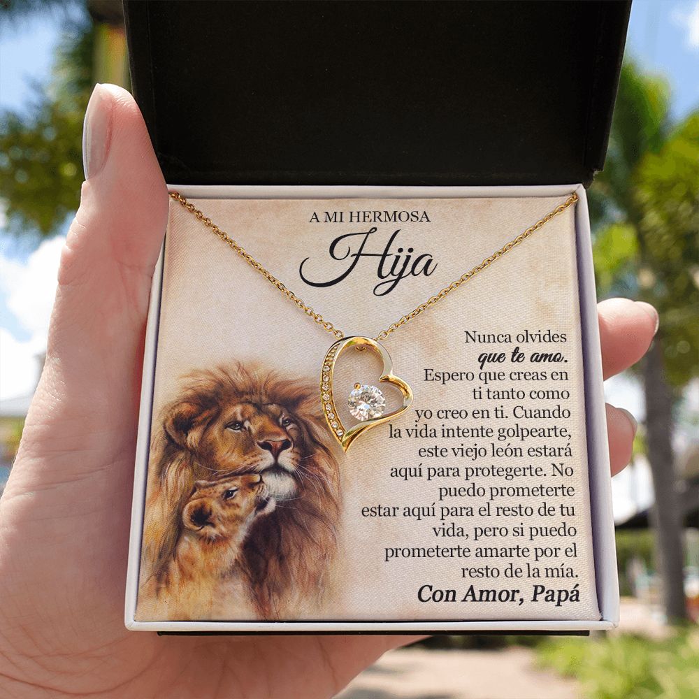 A Mi Hermosa Hija - Collar De Amor Eterno